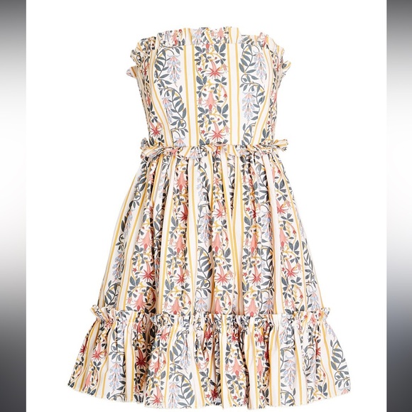 AGUA BY AGUA BENDITA Rosa Floral Strapless Mini Dress - Picture 3 of 8